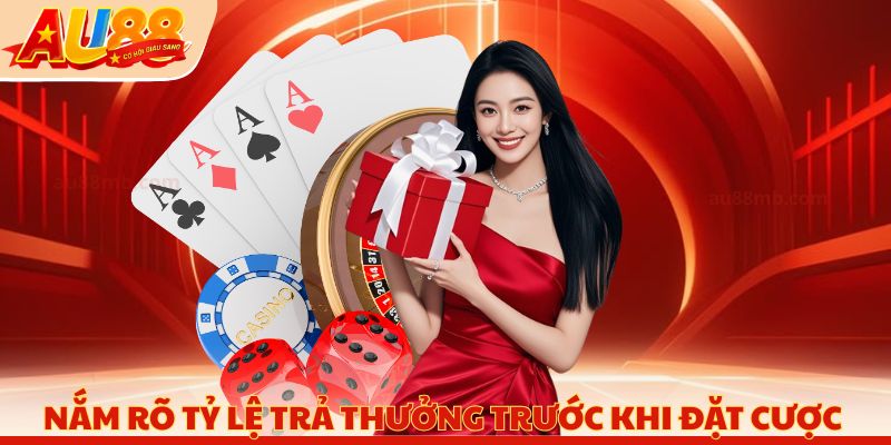 Nắm rõ tỷ lệ trả thưởng baccarat trước khi đặt cược 